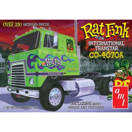 Model Plastikowy - Ciężarówka 1:25 IH Transtar CO-4070A Tractor Hauler - Rat Fink - AMT1291
