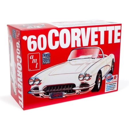 Model Plastikowy - Samochód 1:25 1960 Chevrolet Corvette - AMT1374