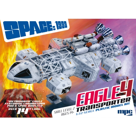Model Plastikowy - Statek Kosmiczny 14" Space:1999 Eagle 4 featuring Lab Pod  Spine Booster 1:72 - MPC979
