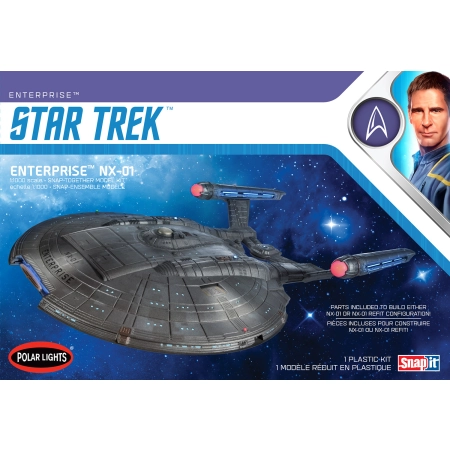 Model Plastikow - Statek Kosmiczny Star Trek NX-01 Enterprise (Snap) 2T - POL966