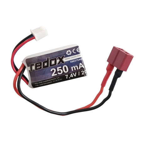 Redox 250 mAh 7,4V  20C DEAN - pakiet LiPo