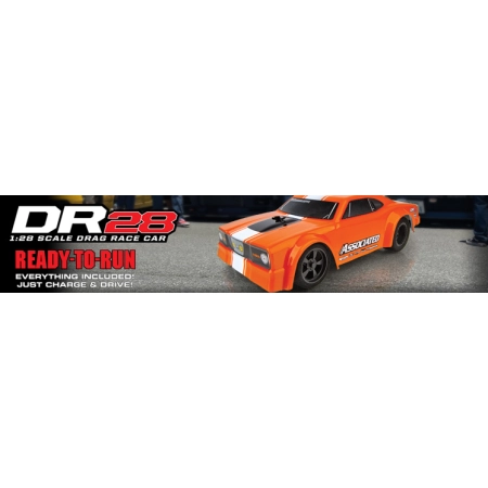 Auto Team Associated - DR28 Drag Race Ready-To-Run RTR 1:28 #20160
