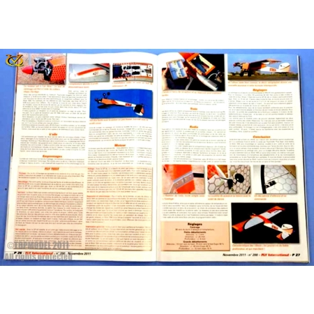 Samolot Stick (klasa .46 EP-GP)(wersja pomarańczowa) ARF - VQ-Models