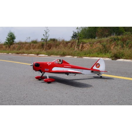 Samolot Fly Baby (klasa 50 EP-GP)(czerwony, 1,6 m rozpiętości) ARF - VQ-Models