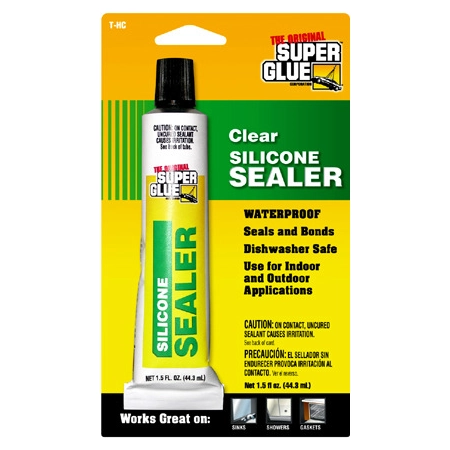 Przezroczysty uszczelniacz silikonowy 44.3 ml - ZAP CLEAR SILICONE SEALER