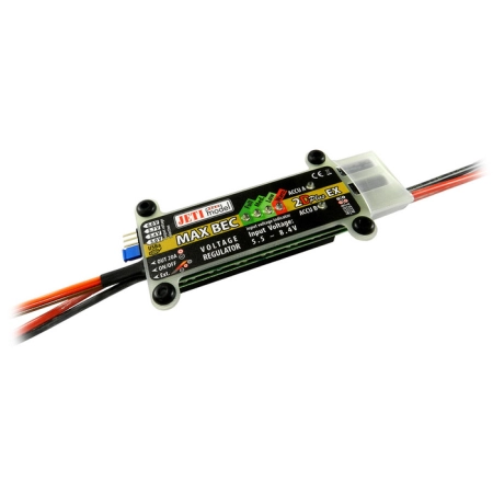 Jeti - dwuwejściowy regulator napięcia MAX BEC 2D PLUS EX