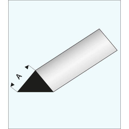 Trójkątny Profil plastikowy 90deg; 4,0 x 1000 mm - MAQUETT