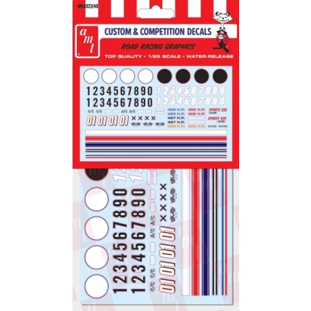 Zestaw naklejek - Road Racing Graphics Decals - AMTMKA023