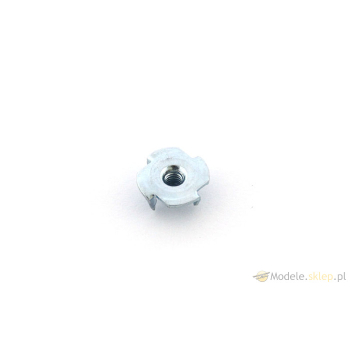 Nakrętka kłowa do śruby plastikowej M4