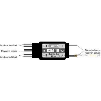 Przełącznik Jeti Model DSM 10-DUAL SWITCH MIXER