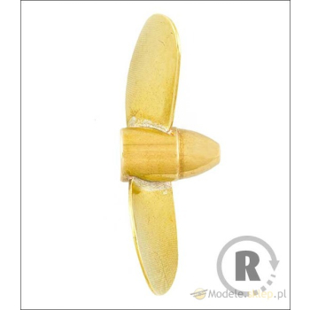 Śruba Mosiężna 2-łopatowa 50mm M4 - prawa (CW) - RABOESCH