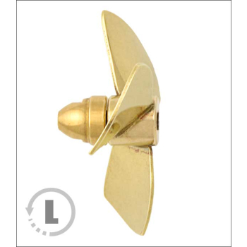 Śruba Mosiężna 3-łopatowa 70mm M5 - lewa (CCW) - RABOESCH