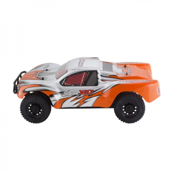 Auto elektryczne SHORT COURSE 1:10 Off-Road (srebrno-pomarańczowy) - zestaw MCSW - SST