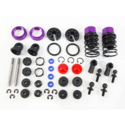 Hard Anodized CL-1 13 mm Front Shock Set (Pro) (2 szt.) (komplet amortyzatorów) - [GSC-132A]
