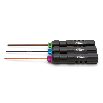 #1518 - Factory Team Hex Driver Tool Set (zestaw kluczy imbusowych) (3 szt.) - Team Associated