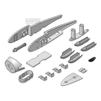 Zestaw plastikowych elementów do modelu HERON [MPX 224398] - Multiplex